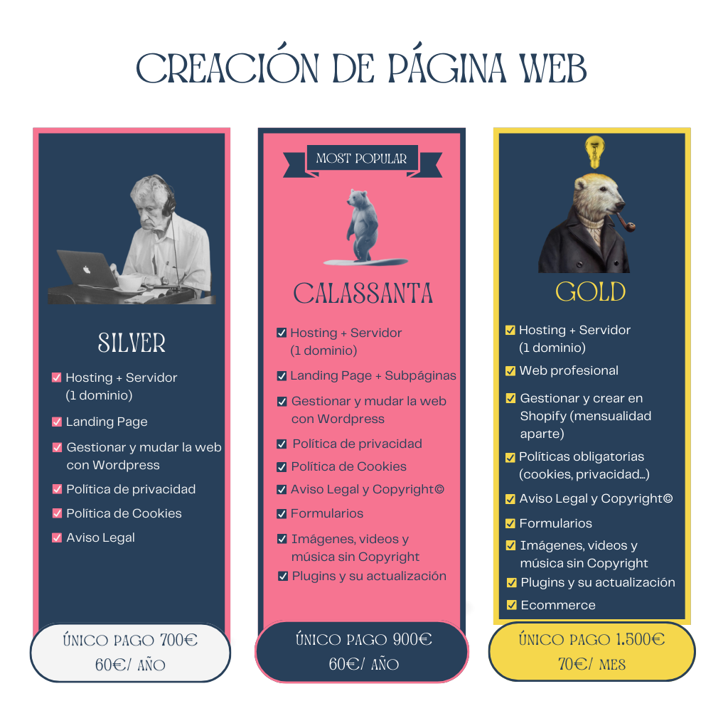 Pagina: Calassanta es una agencia de marketing digital especializada en ofrecer soluciones creativas, innovadoras y adaptadas a microempresas y pymes. Contamos con un equipo joven, dinámico y altamente creativo, comprometido en ayudarte a destacar en el competitivo mundo digital. Entendemos que cada negocio tiene su identidad propia, por lo que diseñamos estrategias personalizadas que maximizan la visibilidad y el impacto de Nos especializamos en la gestión de redes sociales, creando estrategias que generan engagement y conectan con tu audiencia de manera efectiva. Además, ofrecemos servicios de gestión y mantenimiento de páginas web, asegurando que tu sitio esté siempre óptimo. En Calassanta, nuestro objetivo es hacer crecer tu negocio, posicionándolo de manera destacada en el mercado digital. Texto seo: Calassanta es una agencia de marketing digital especializada en pymes y mi-croempresas, brindando servicios personalizados para optimizar la presencia online de negocios locales. Nos enfocamos en la gestión de redes sociales y la creación de estrategias de social media, diseñadas especialmente para pe-queñas empresas, asegurando una visibilidad constante y efectiva.Ofrecemos mantenimiento de páginas web para pymes, con soluciones accesibles y crea-tivas que maximizan el rendimiento y el posicionamiento SEO. Nuestros servi-cios de consultoría de marketing digital ayudan a desarrollar estrategias de marketing online adaptadas a cada negocio, garantizando resultados a través de publicidad digital creativa y campañas de Google Ads. En Calassanta, so-mos una agencia joven y dinámica, con un enfoque en ofrecer estrategias de marketing accesibles y soluciones innovadoras para negocios locales. Nos destacamos por ser una de las mejores agencias de marketing baratas en Ma-drid, combinando diseño web profesional, SEO y SEM baratos y una optimiza-ción web para microempresas que asegura que nuestros clientes crezcan en visibilidad y resultados.Ya sea que necesites creación de contenido para redes sociales, optimización SEO personalizada o mantenimiento de sitios web en Madrid, estamos listos para ayudarte. Si buscas una agencia de marketing digi-tal joven y creativa, con soluciones adaptadas y económicas, Calassanta es tu mejor opción. Marketing digital para pymes, Agencia de marketing para micro-empresas, Gestión de redes sociales para pequeñas empresas, Estrategias de social media para pymes, Optimización web para microempresas, Posiciona-miento SEO para negocios locales, Consultoría de marketing digital para pe-queñas empresas, Mantenimiento de páginas web para pymes, Soluciones creativas de marketing online, Mejores agencias de marketing baratas, Calas-santa, Agencia de marketing digital joven y dinámica, Servicios de visibilidad online para pymes, Creación de contenido para redes sociales, Gestión de pá-ginas web optimizadas, Agencia de marketing digital en Madrid, Agencia de social media en Madrid, Agencia SEO en Madrid, Creación de páginas web económicas, Agencia de Google Ads en Madrid, Servicios de SEO y SEM bara-tos, Marketing online Madrid, Diseño web profesional, Gestión de redes socia-les para empresas, Optimización SEO para negocios, Publicidad digital creati-va, Posicionamiento en buscadores, Agencia joven de marketing, Consultoría de marketing digital en Madrid, Estrategias de marketing digital para pequeñas empresas, Publicidad online efectiva, Mantenimiento de sitios web Madrid, Agencia creativa de marketing, Soluciones SEO personalizadas, Posiciona-miento en Google para pequeños negocios, Agencia de marketing digital para microempresas y pymes, Estrategias creativas para pequeñas empresas, Mar-keting digital accesible, Visibilidad online para pymes, Soluciones innovadoras para negocios locales.